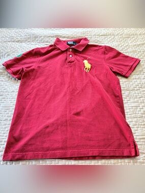 Polo Ralph Lauren Red Polo Shirt Size  Xl